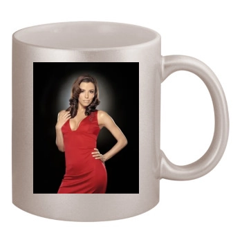 Eva Longoria 11oz Metallic Silver Mug