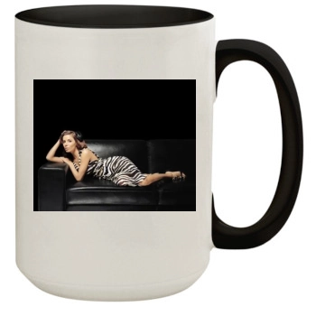 Eva Longoria 15oz Colored Inner & Handle Mug