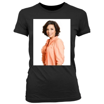 Eva Longoria Women's Junior Cut Crewneck T-Shirt