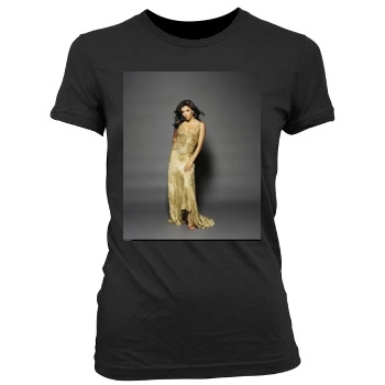 Eva Longoria Women's Junior Cut Crewneck T-Shirt