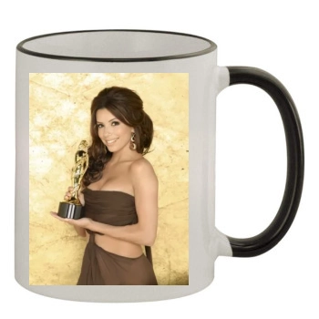 Eva Longoria 11oz Colored Rim & Handle Mug