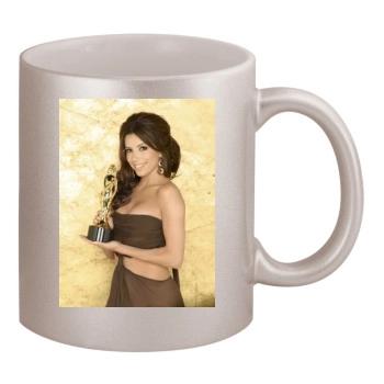 Eva Longoria 11oz Metallic Silver Mug