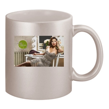 Eva Longoria 11oz Metallic Silver Mug