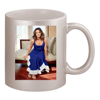 Eva Longoria 11oz Metallic Silver Mug