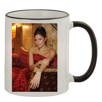 Eva Mendes 11oz Colored Rim & Handle Mug