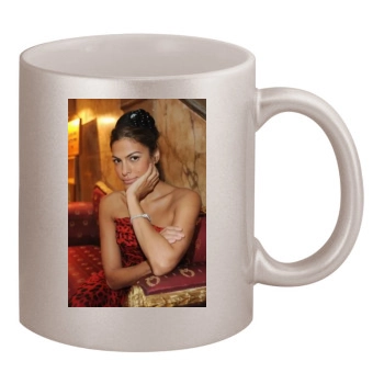 Eva Mendes 11oz Metallic Silver Mug