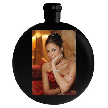 Eva Mendes Round Flask