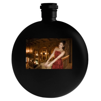 Eva Mendes Round Flask