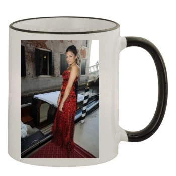 Eva Mendes 11oz Colored Rim & Handle Mug