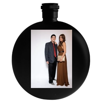 Eva Mendes Round Flask