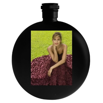 Eva Mendes Round Flask