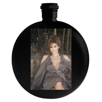 Eva Mendes Round Flask