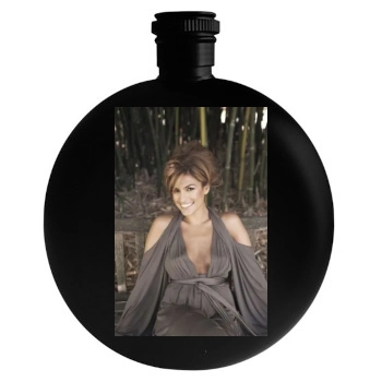 Eva Mendes Round Flask