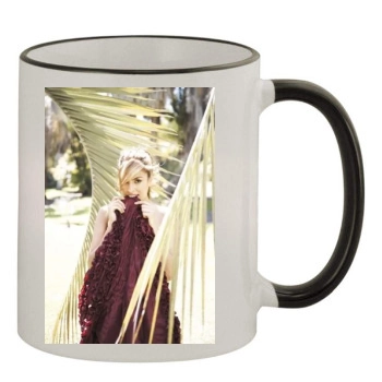 Eva Mendes 11oz Colored Rim & Handle Mug