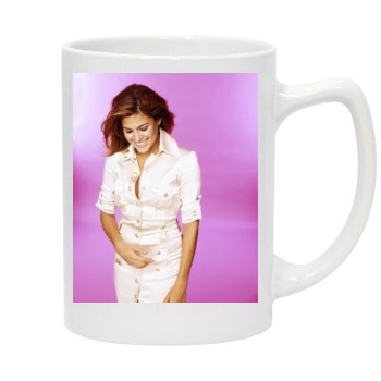 Eva Mendes 14oz White Statesman Mug