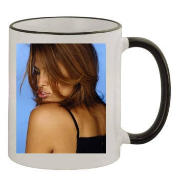 Eva Mendes 11oz Colored Rim & Handle Mug