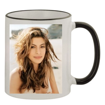 Eva Mendes 11oz Colored Rim & Handle Mug