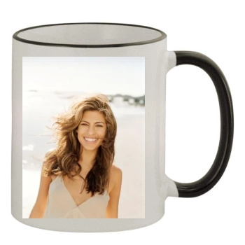 Eva Mendes 11oz Colored Rim & Handle Mug