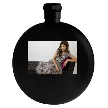 Eva Mendes Round Flask