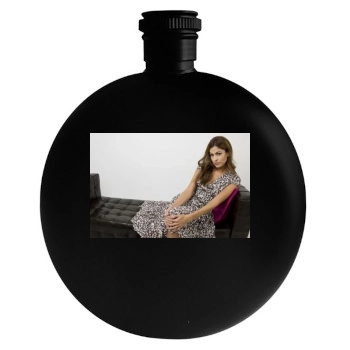 Eva Mendes Round Flask