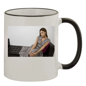 Eva Mendes 11oz Colored Rim & Handle Mug