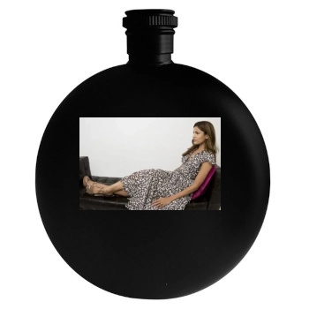 Eva Mendes Round Flask