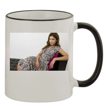 Eva Mendes 11oz Colored Rim & Handle Mug