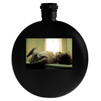 Eva Mendes Round Flask