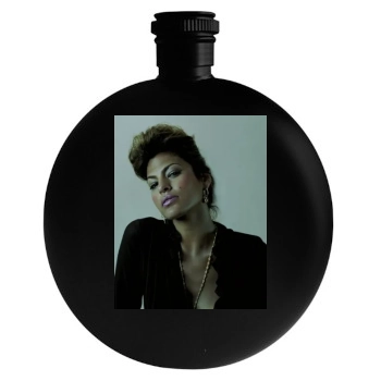 Eva Mendes Round Flask