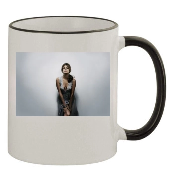 Eva Mendes 11oz Colored Rim & Handle Mug