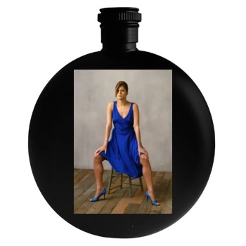 Eva Mendes Round Flask