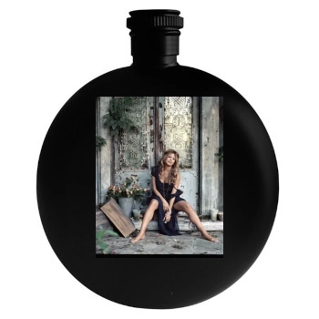 Eva Mendes Round Flask