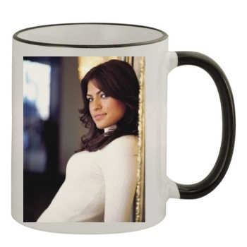 Eva Mendes 11oz Colored Rim & Handle Mug