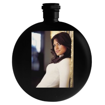 Eva Mendes Round Flask