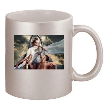 Eva Mendes 11oz Metallic Silver Mug