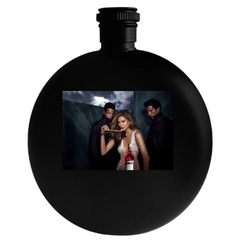 Eva Mendes Round Flask