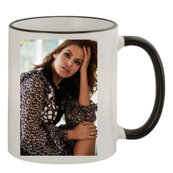 Eva Mendes 11oz Colored Rim & Handle Mug