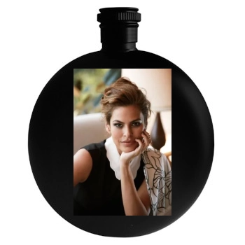 Eva Mendes Round Flask