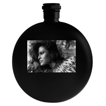 Eva Mendes Round Flask