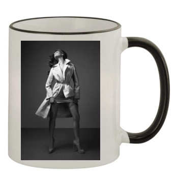 Eva Mendes 11oz Colored Rim & Handle Mug