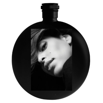 Eva Mendes Round Flask