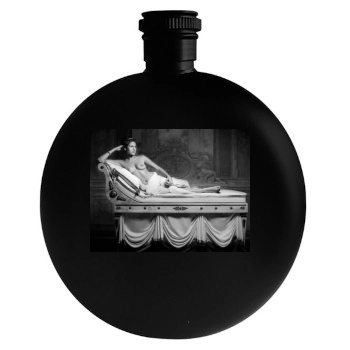 Eva Mendes Round Flask