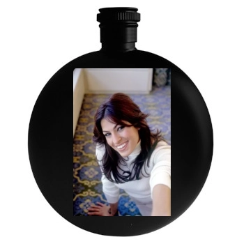 Eva Mendes Round Flask