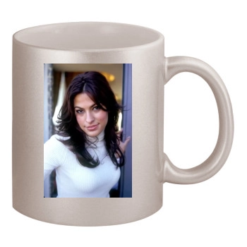 Eva Mendes 11oz Metallic Silver Mug