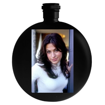 Eva Mendes Round Flask