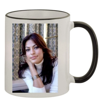 Eva Mendes 11oz Colored Rim & Handle Mug