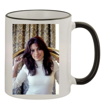 Eva Mendes 11oz Colored Rim & Handle Mug