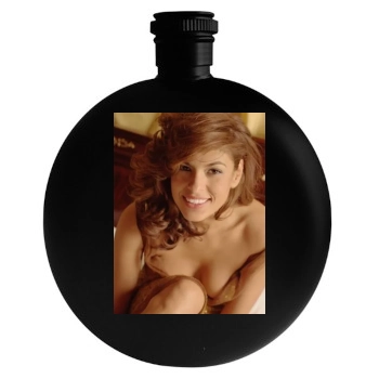 Eva Mendes Round Flask