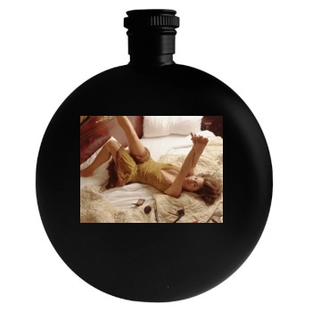 Eva Mendes Round Flask