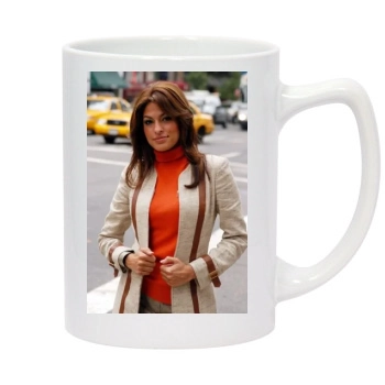 Eva Mendes 14oz White Statesman Mug